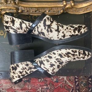 3.1 Phillip Lim Spotted Calf Hair Clog Loafers